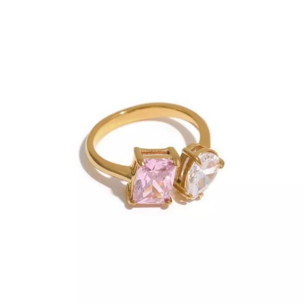 Yojoy Gold Plated Crystal Ring - Picture 2 of 8